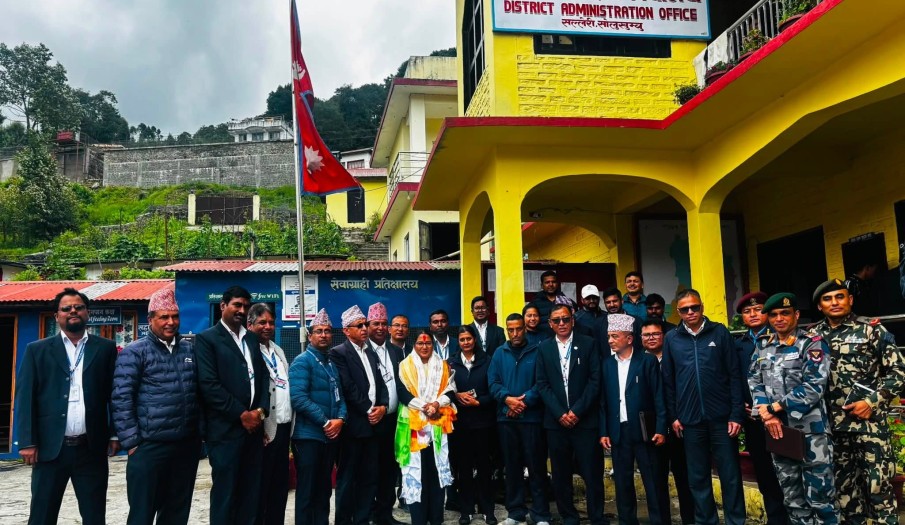 प्रमुख जिल्ला अधिकारी श्री लिला कुमारी के.सी.पाण्डेको विदाई कार्यक्रम