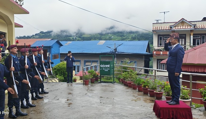 प्रमुख जिल्ला अधिकारी श्री कमानसिं थापामगरको स्वागत कार्यक्रम