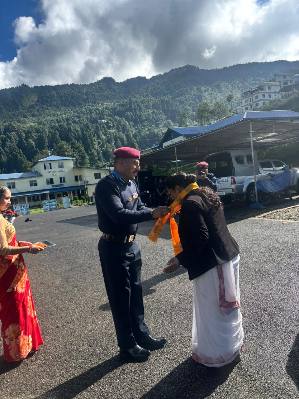 प्रमुख जिल्ला अधिकारीद्वारा जिल्ला प्रहरी कार्यालय, सोलुखुम्बुको निरिक्षण