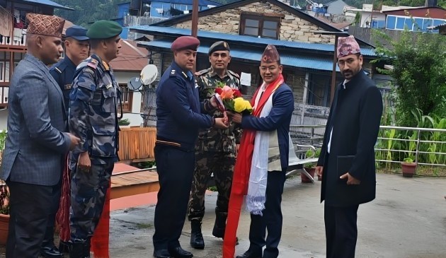 प्रमुख जिल्ला अधिकारी श्री कमानसिं थापामगरको स्वागत कार्यक्रम